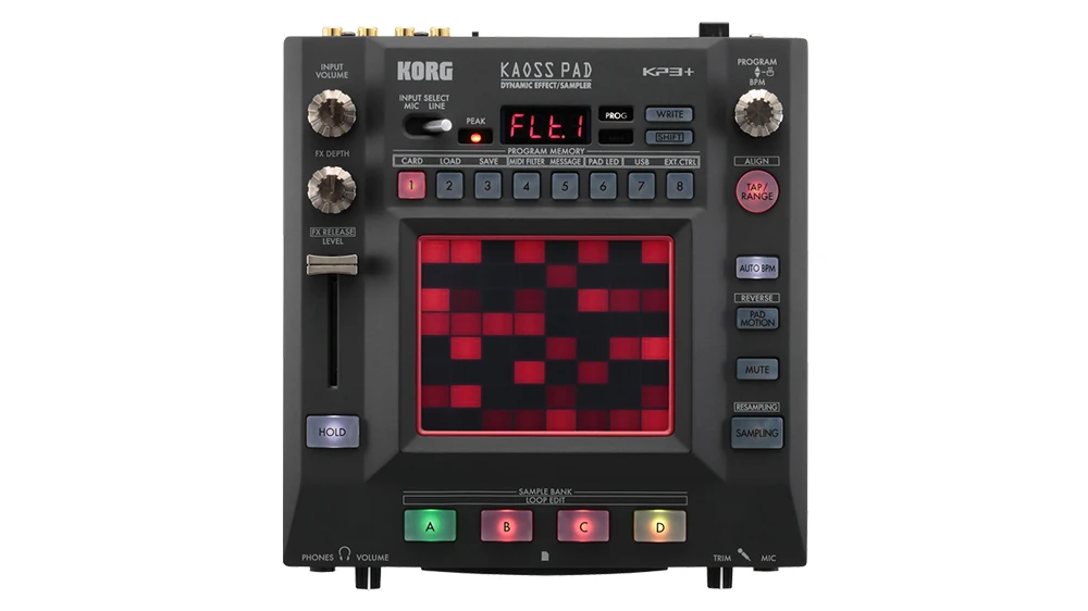 KORG｜KAOSS PAD KP3+ 動態處理效果器取樣機Dynamic Effect Sampler