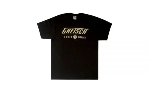 Gretsch｜Power & Fidelity Logo T恤 黑色 S
