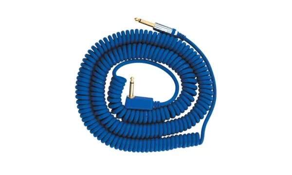 VOX｜VCC Vintage Coiled Cable 復古電話線導線 9米 — 藍色