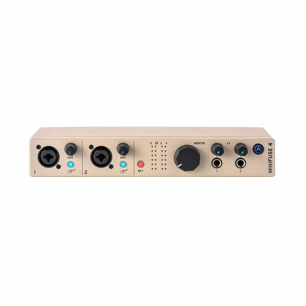 【預購】Arturia｜限量色 MiniFuse 4 音訊介面 — 香檳金