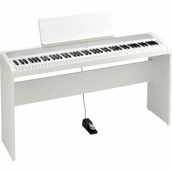 KORG｜B2+ SP 數位鋼琴 含琴架 — 白色