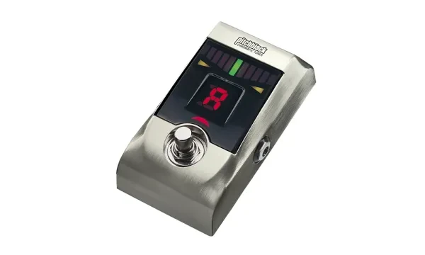 KORG｜Pitchblack 吉他／貝斯專用踏板式調音器 — 髮絲銀