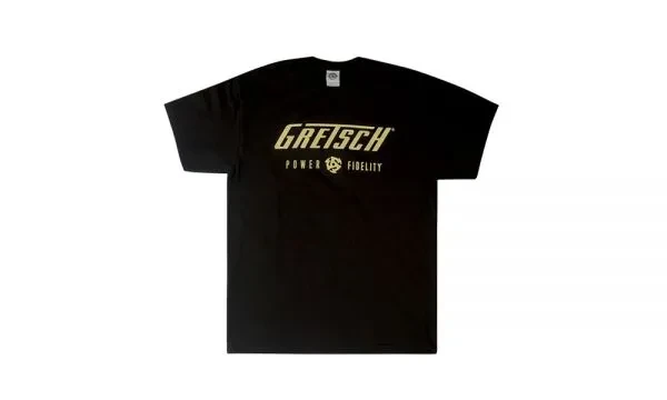 Gretsch｜Power & Fidelity Logo T恤 黑色 2XL號