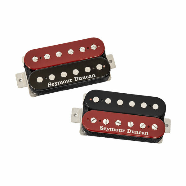 Seymour Duncan｜Hot Rodded Humbucker Set 雙線圈拾音器組 6弦 黑紅色