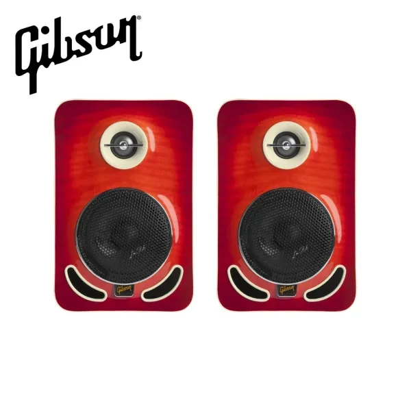 Gibson｜Les Paul 4 Reference Monitor 4吋監聽喇叭 櫻桃色