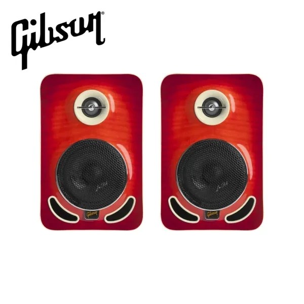 Gibson｜Les Paul 4 四吋 監聽喇叭 — 櫻桃色（一對）