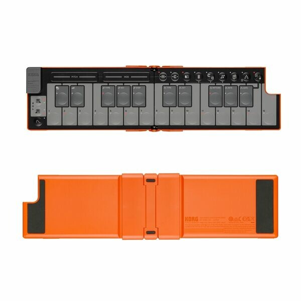 KORG｜nanoKEY Fold 折疊式 MIDI控制鍵盤 — 橘色
