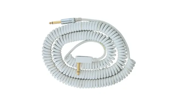 VOX｜VCC Vintage Coiled Cable 復古電話線導線 9米 — 白色