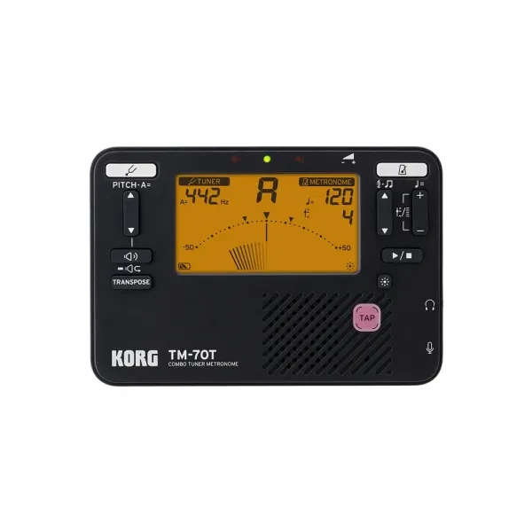KORG｜TM-70T 多功能調音節拍器 — 黑色