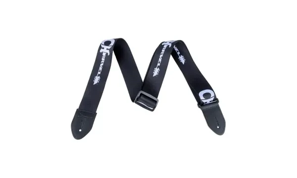 Charvel｜Logo Black／White Strap 吉他背帶 — 黑白色