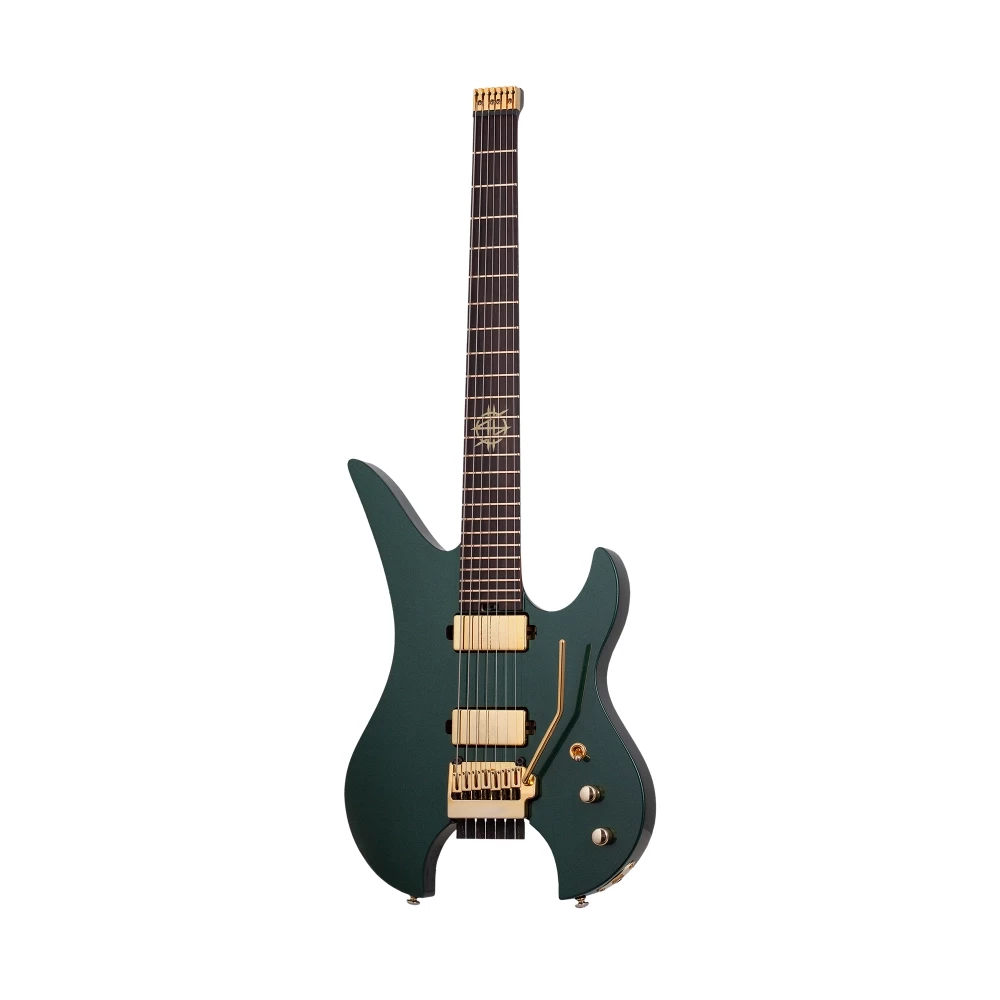 Schecter｜七級煉獄 無琴頭簽名款 Synyster Gates Custom-7 TR Headless 森林綠 電吉他