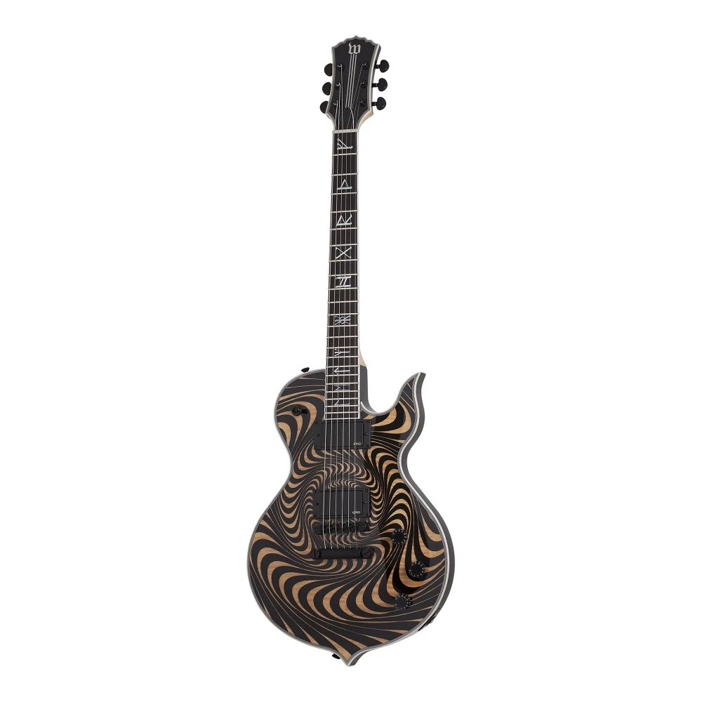【預購】Schecter x Wylde Audio｜Ordin Grail 木色漩渦 電吉他