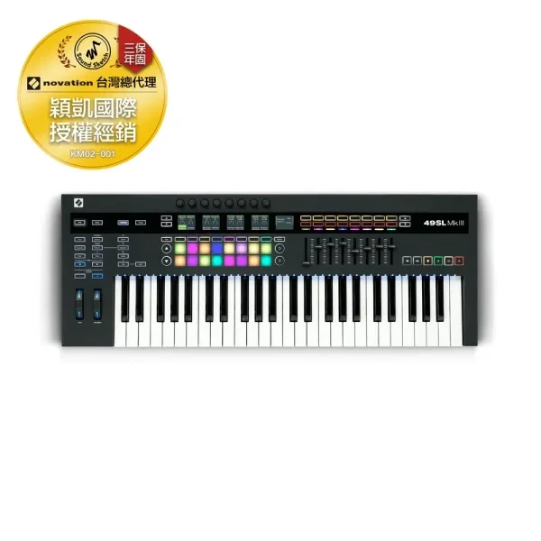 Novation｜49SL MKIII MIDI控制鍵盤