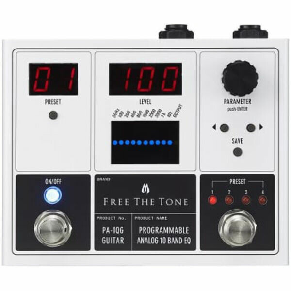 Free The Tone｜Programmable Analog 10 Band EQ PA-1QG 吉他效果器