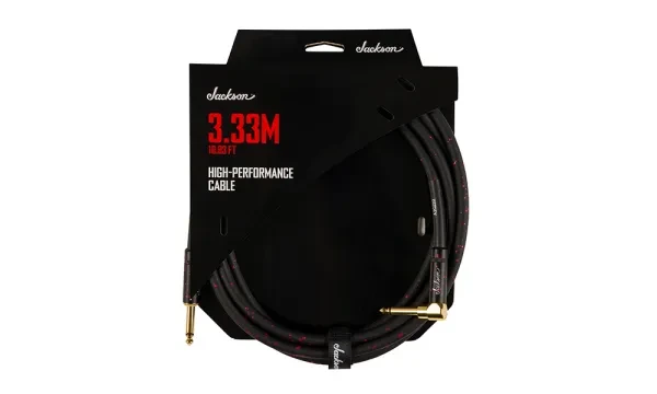 Jackson｜High Performance Cable 樂器導線 3.33米 — 黑紅色
