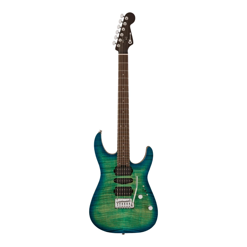 Charvel｜MJ DK24 HSH 2PT W Mahogany with Flame Maple 加勒比海漸層 電吉他