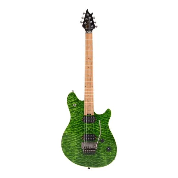 EVH｜WG Standard QM, Baked Maple Fingerboard, Transparent Green 電吉他