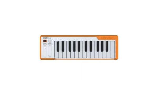Arturia｜MicroLab 25鍵 MIDI控制鍵盤 橘色