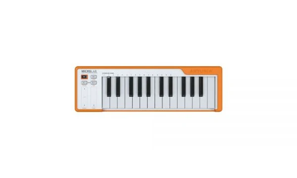 Arturia｜MicroLab 25鍵 MIDI控制鍵盤 — 橘色