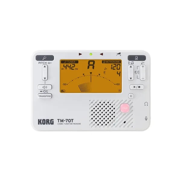 KORG｜TM-70T 多功能調音節拍器 — 白色