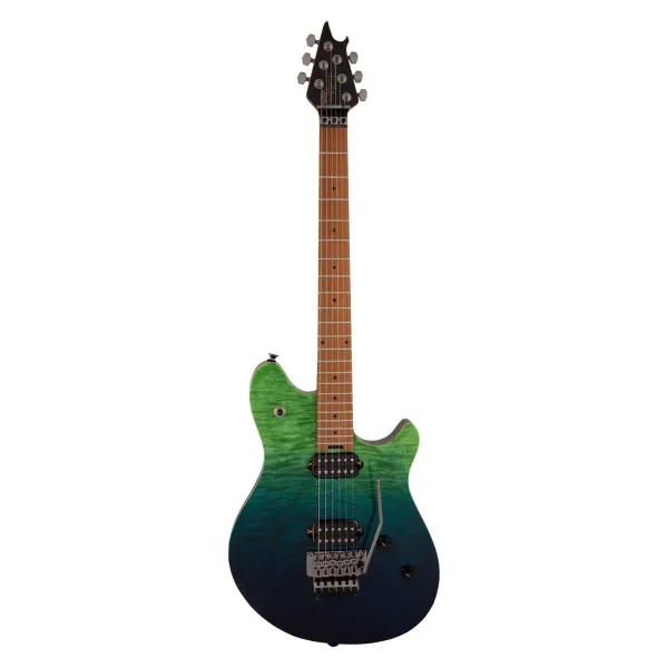 EVH｜Wolfgnag Standard QM 漸層藍綠 電吉他