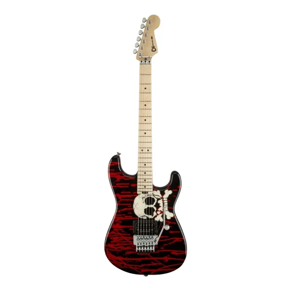 Charvel｜Ratt 簽名款 Warren Demartini Signature Pro-Mod Blood and Skull 電吉他