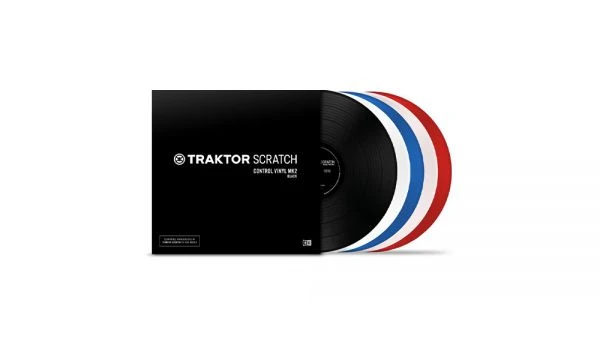 NI｜Traktor Scratch Control Vinyl MK2 時碼控制黑膠片 (藍色)