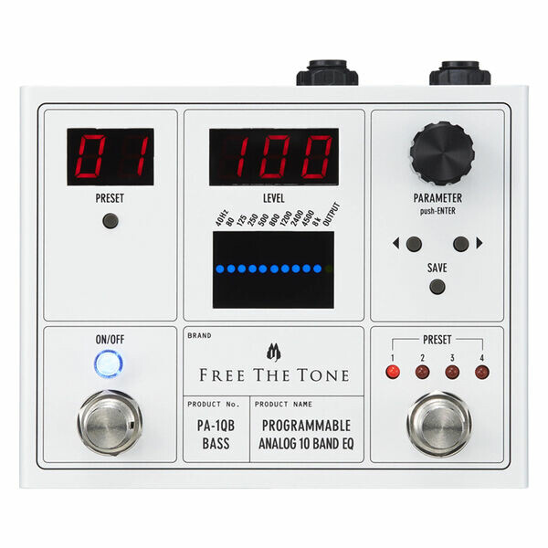 Free The Tone｜Programmable Analog 10 Band EQ PA-1QB 貝斯效果器
