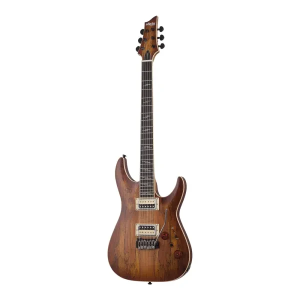 Schecter｜C-1 Exotic Spalted Maple - Satin Natural Vintage Burst 電吉他