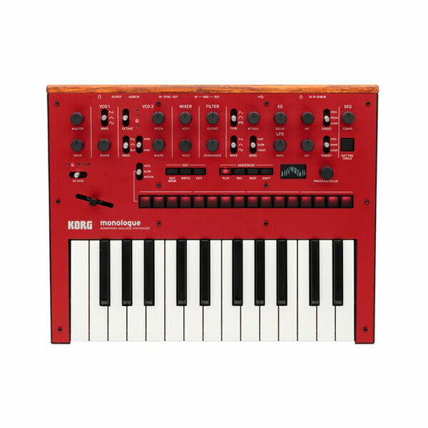 KORG｜monologue 單音類比合成器 — 紅色