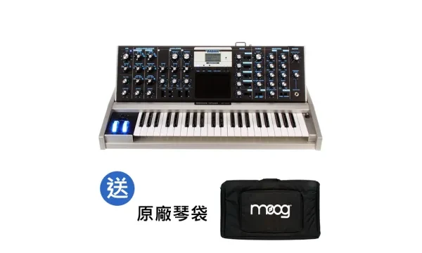 Moog｜Minimoog Voyager 類比合成器 Aluminum Blue (福利品)
