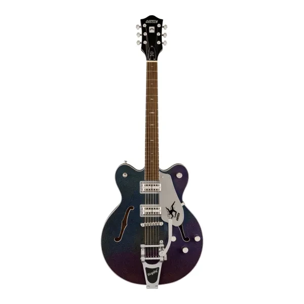 Gretsch｜簽名款 Electromatic John Gourley Broadkaster Center Block 變色龍黑 半空心電吉他