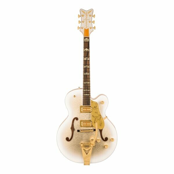 Gretsch｜Orville Peck 簽名款 G6134TGQM-59 Limited Edition Quilt Classic Penguin 白金色 空心電吉他