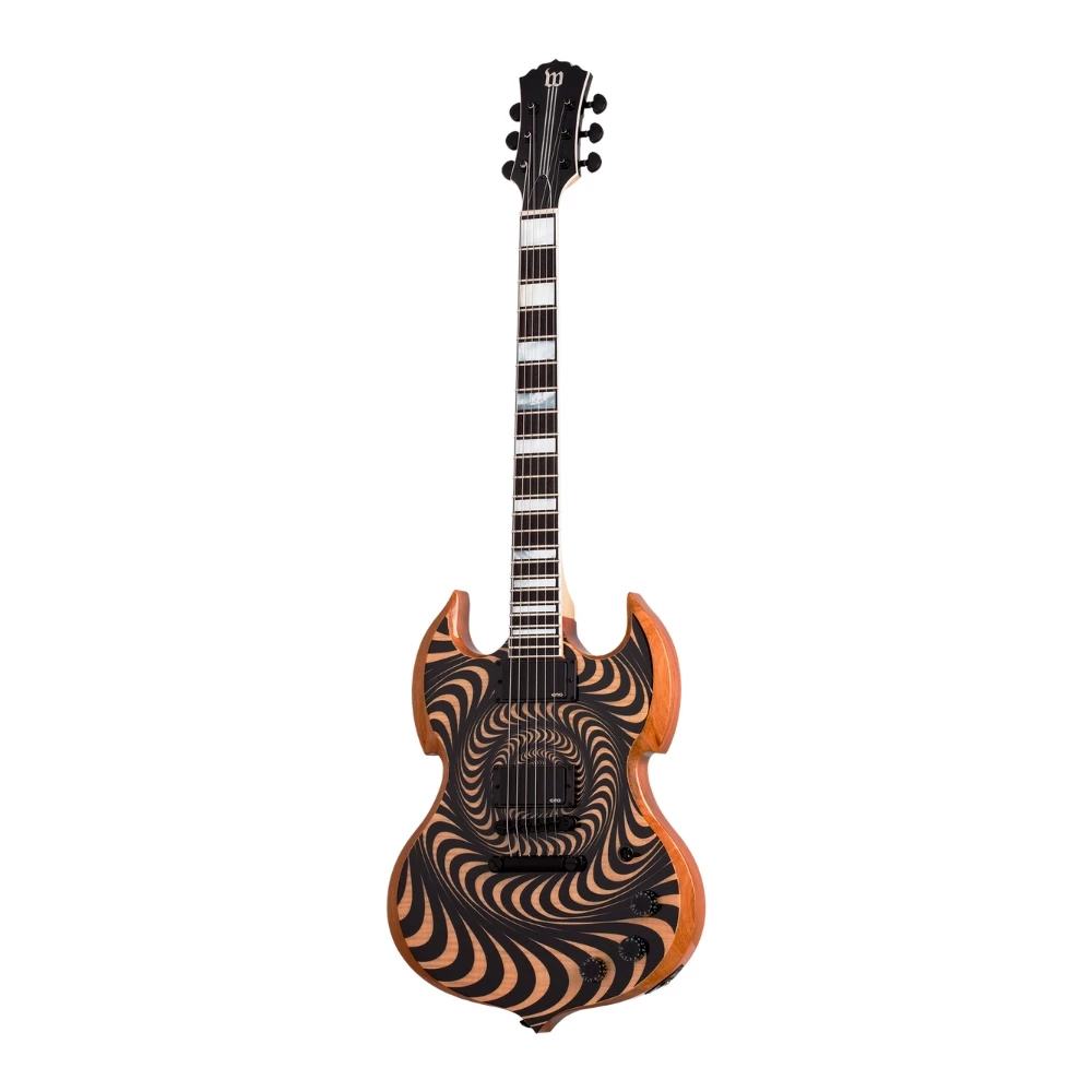 【預購】Schecter x Wylde Audio｜Barbarian 木色漩渦 電吉他