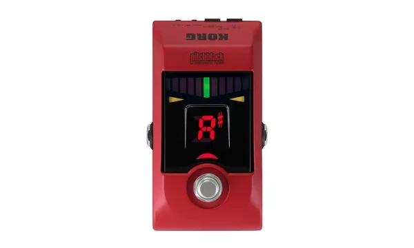 KORG｜Pitchblack 吉他／貝斯專用踏板式調音器 — 紅色