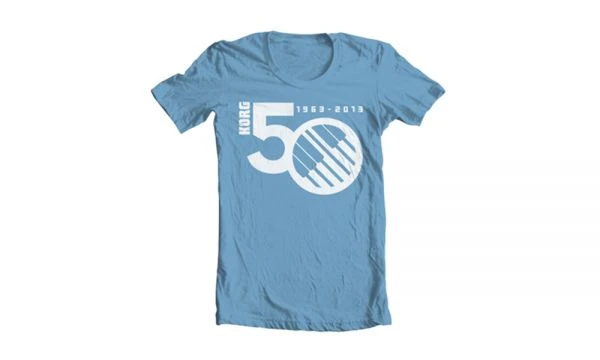 KORG｜50th Anniversary 五十週年特別版短袖 100%純棉T恤 Blue 藍色 L