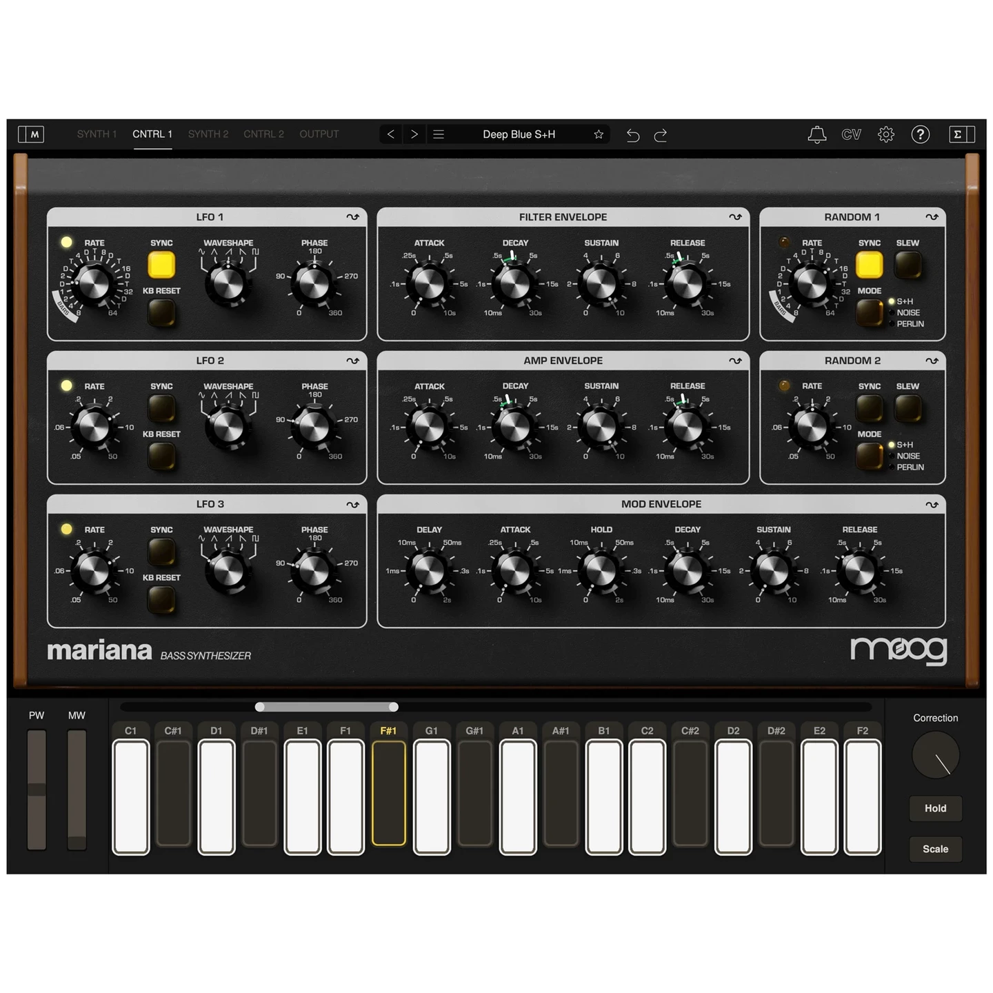 Moog｜MoogerFooger Mariana 軟體合成器