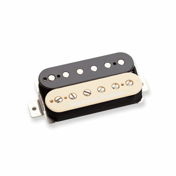 Seymour Duncan｜Custom Custom 雙線圈拾音器 6弦 黑白 — Bridge