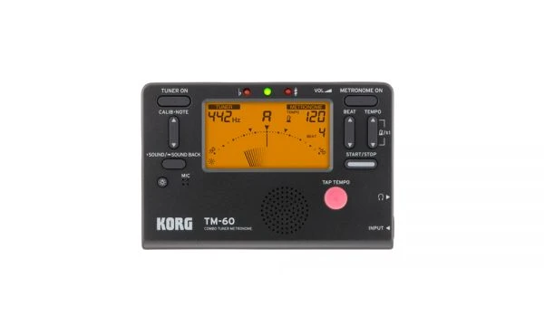 KORG｜TM-60 全功能冷光 調音節拍器 黑色