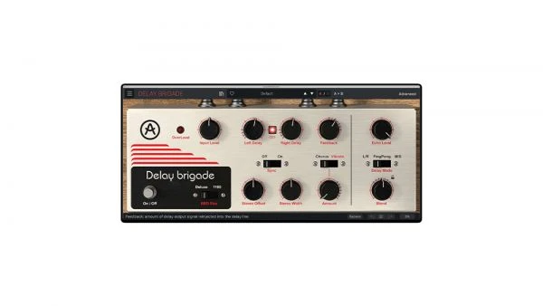 Arturia｜Delay BRIGADE 軟體效果器