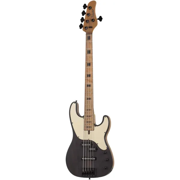 Schecter｜Model-T 5 Exotic Ziricote 原木色 電貝斯