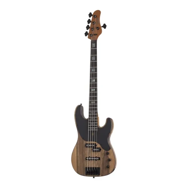 Schecter｜Model-T 5 Exotic 原木色 電貝斯