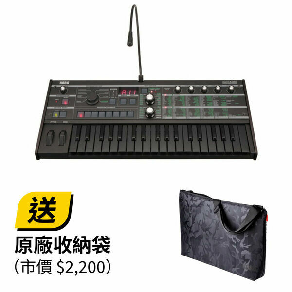 KORG｜microKORG 類比建模鍵盤合成器／Vocoder — 極致黑