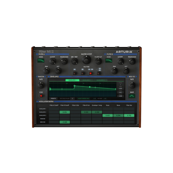Arturia｜Filter M12 軟體效果器