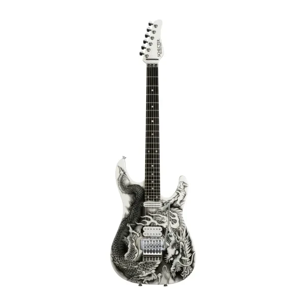 Schecter｜小林信一 簽名款 PA-ZK-T6 龍紋 電吉他