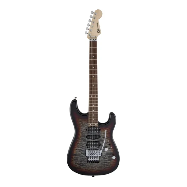 Charvel｜MJ San Dimas Style 1 HSH FR PF QM - Midnight Glow 電吉他