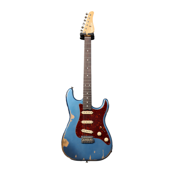 Schecter｜Nitro 重度舊化 USA Custom Shop Traditional Wembley-II 寧靜湖畔藍 電吉他